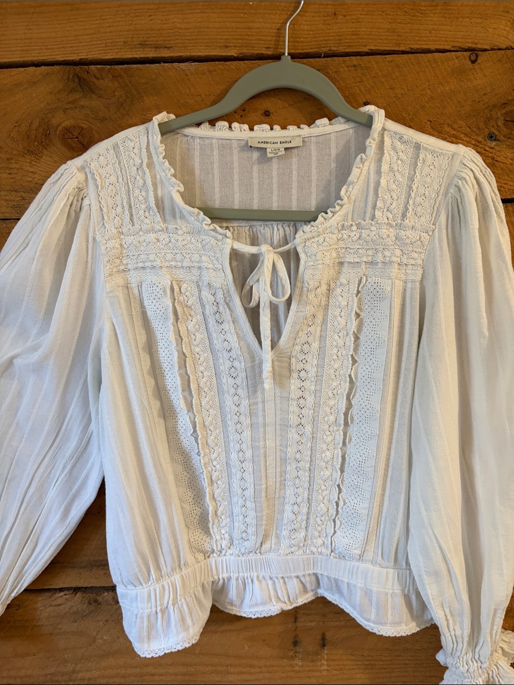 AEO cotton Boho blouse